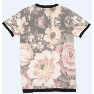 Drop Dead 花花 編織毛衣T-Shirt